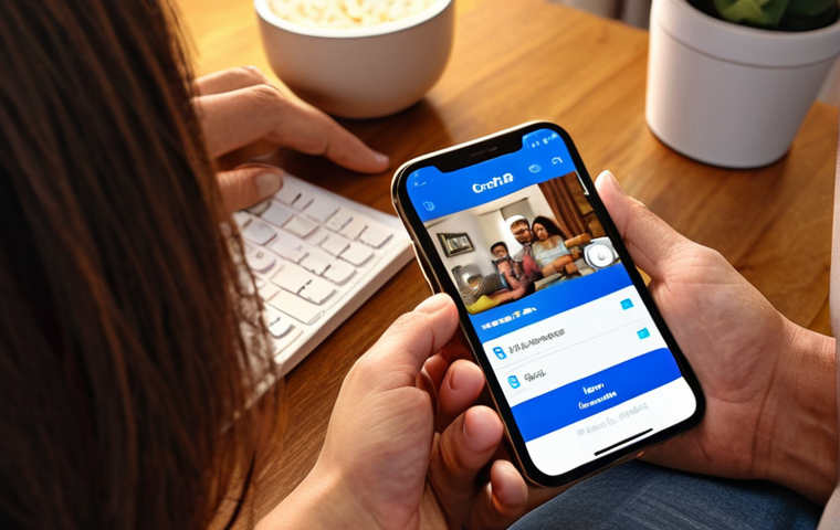 **
Prompt: Close-up of a Brazilian family using a budgeting app on their smartphone, showing categories of expenses being cut to prioritize their "Crédito Habitação" (home loan). Focus on the screen and the family's hands. Warm, inviting lighting. Realistic style.
**