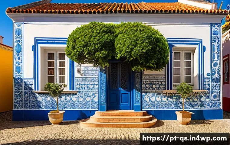 부동산 투자 시 주택담보대출 활용 방안 - A beautiful, well-maintained traditional Portuguese house, possibly with blue and white azulejos or ...